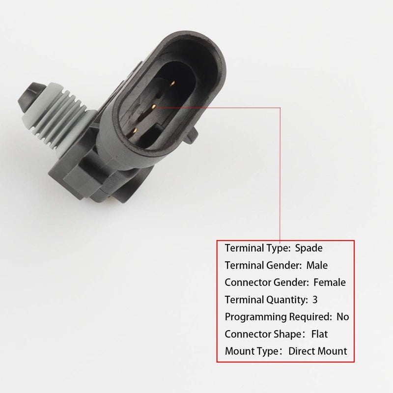 TeileHaus 16238399 Fuel Tank Pressure Sensor Compatible with Chevy, Buick, GMC, Cadillac, Pontiac - Avalanche, Suburban, Express, Impala, Silverado, Tahoe, Sierra, Yukon - Fuel Pressure Sensor Vapor Vent (EVAP) - Image 5